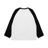 Men Long Sleeve T Shirt Heavy Pure Cotton Embroidery Plug Bottoming Shirt